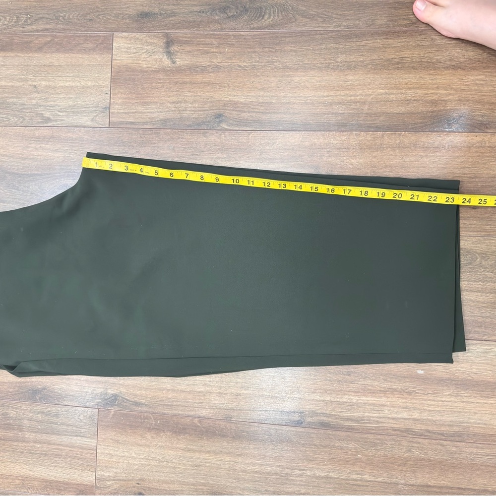 COS Trouser Women’s Relaxing fit High-Waisted wide-Leg cropped tie front size L - Picture 12 of 13